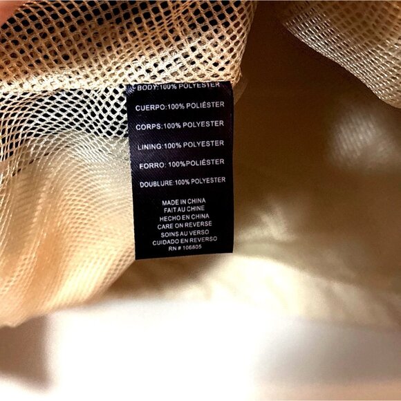 Vintage Hartwell Coretech Beige & Black Lightweight Polyester Windbreaker Jacket - Picture 4 of 7